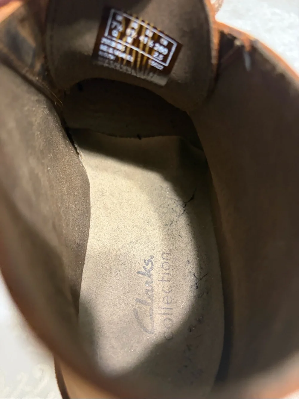 Clark’s Originals Bushacre Brown Leather Chukka Boot Size 8.5